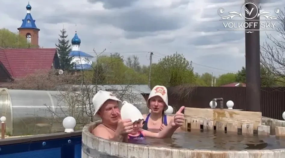 Наши гости из Москвы остались довольны посещением "Волков Спа"